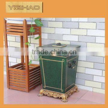 hot sale high quality wood garbage bin
