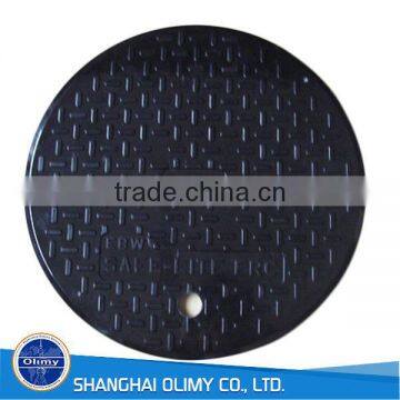 Round manhole cover fiberglass reinforced plastic manhole cover