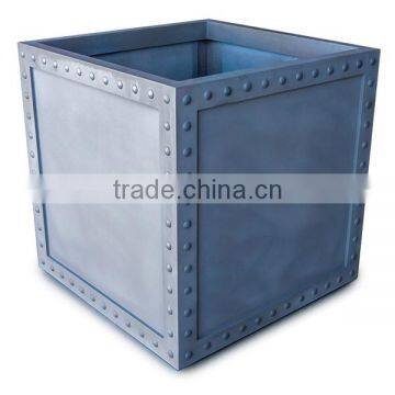 FO-9C51 Square Corten Steel Flower Pot/garden Planter photo-4