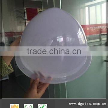 Diffused thermoforming lighting cover with iron base