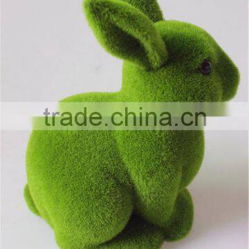 Home and Garden Easy Shopping Decorative 30cm Height Artificial Green Grass Moss Bunny Easter Rabbit E10 26T10 photo-3
