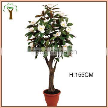 imitation flowering magnolia tree hot for indoor decoration