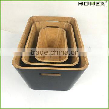 Bamboo Kitchen Multipurpose Storage Box Homex BSCI/Factory