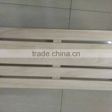 Rectangle Handmade Wooden Flowerpot Matwooden Flowerpot Stand With Wheels Round Wooden Flower Stand Mat photo-6