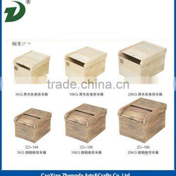 China Best Wood Rice Box for Storage Rice