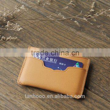 Custom Personalized Unisex PU Leather Card Holder Simple Design Card Pocket photo-3