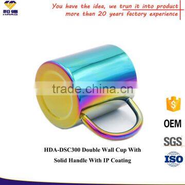 Double Wall Rainbow Color Stainless Steel Cup photo-4