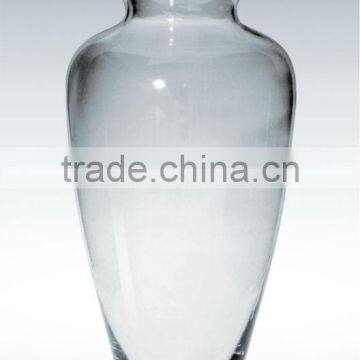 wholesale clear round glass flower vases