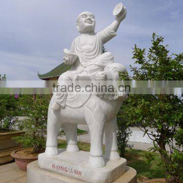 Garden Decoration Stone Carving Guanyin Vietnam Marble Sculptures photo-2