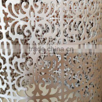 High Quality White Color Home Hotel Decorative 13 Gallon Metal Trash Can photo-4