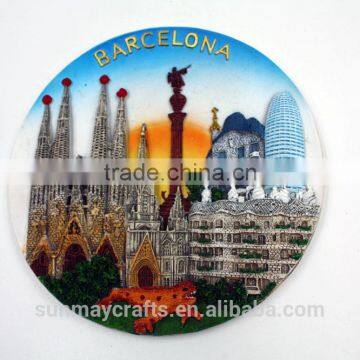 Wholesale Custom 3D Resin Snow Mountain Souvenir Plate for Sale photo-2