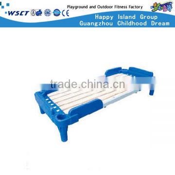 (HC-2107)High Quality Kids Plastic Wood Board Bed Furniture latest double bed designs