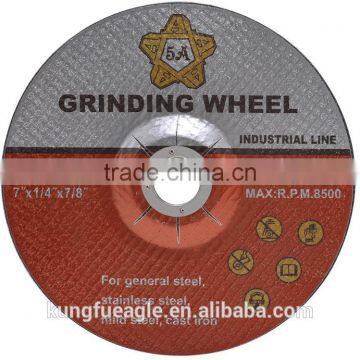 180*6*22.2mm abrasive Grinding Wheel and disc for general steel and stainless steel