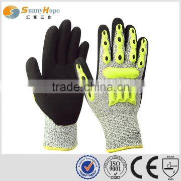 sunnyhope best nitrile sandy impact gloves ,stainless steel gloves