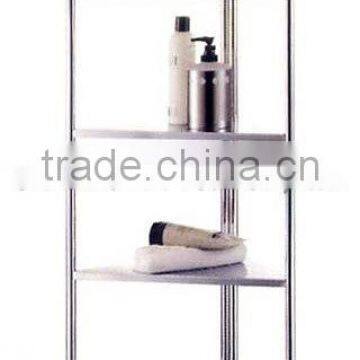 Telescopic Bathroom Corner Shower Shelf Rack 4 Tier Bath Storage Caddy Organizer photo-6