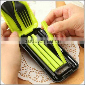 2015 Wholesale Detachable FOOD GRADE Plastic Fork Spoons,FOOD GRADE Plastic Fork Spoons for Convenient photo-2