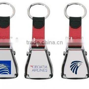 Custom Logo Mini Aircraft Buckle Seatbelt Keychain for Star Alliance Airlines Corporate Gift & Merchandise photo-4