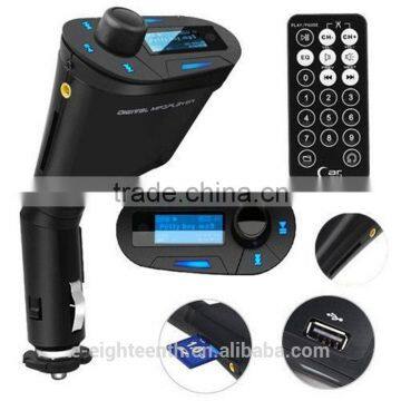 2016 hot MP3 Player Wireless FM Transmitter Modulator Car Kit&USB SD MMC LCD Remote