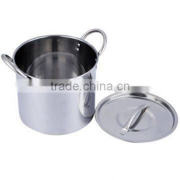Cheap Factory Tall Straight-shaped Non-magnetic Stainless Steel Stockpot/commercial Stock Pot/soup Bucket photo-4