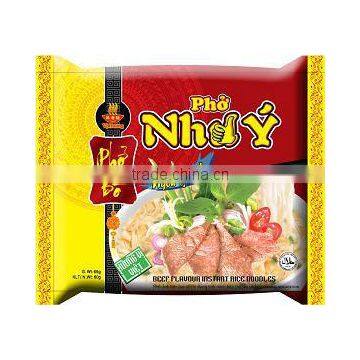 Beef flavour instant rice noodles 60gr