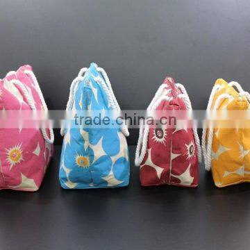 Juco Beach Bag-flower Print Exclusive Design Bags for Gift & Shopping photo-2