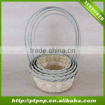 colorful bamboo baskets for decorating or storage