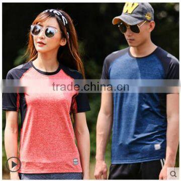 guangzhou clothing OEM custom design outdoors quick dry lovers' sport shirts