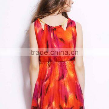 Colorful Sweet 2017 Fashionable Handmade Christening Dress For Summer photo-3