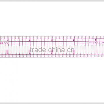 Kearing 1"*6" Sandwich Printing Clear Plastic Fabric Garment Ruler #B-50 photo-4