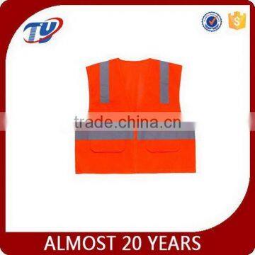 fluo-yellow orange reflective vest reflective safety vest EN20471