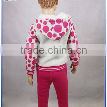 New Style Plain Children Hoodies +pants for Girls photo-4