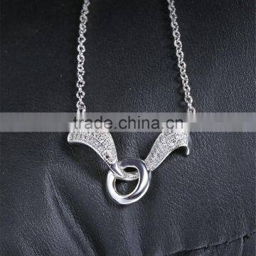 2017 New Design 925 Sterling Silver Wings of an Angel Pendant Necklace photo-2