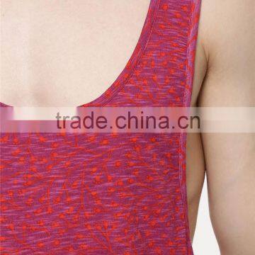 Mens Longline Ditsy Print Mesh Tank Top Wholesale photo-3