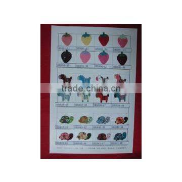 Customized Multicolor Crochet Animal Applique for Kids Garment photo-3