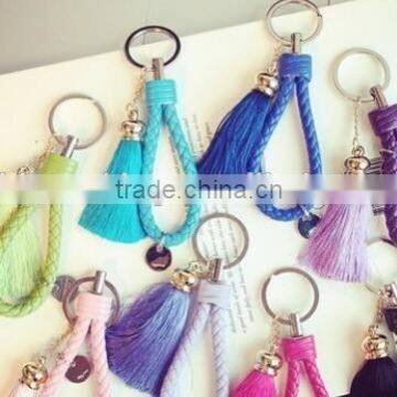 American Tassel Key Ring,Metal Promotional Gift Keychains For Bag/Car photo-2
