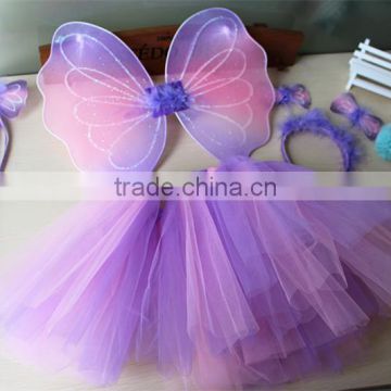 Fairy Rainbow party baby dress up set