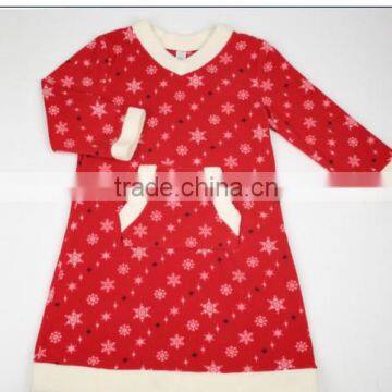 2014 Autumn Woman Sleep Wear Snow Nightdress photo-2