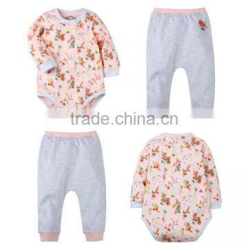 2017 Most Popular Top Quality Baby Outfit Carter Romper Set Baby Onesie With Pants photo-2