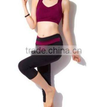 Red Woman Yoga Clothing Pants Suits