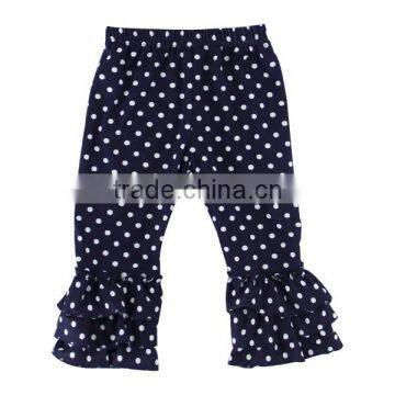 2015 New Design for Fall and Winter Polka Dot Ruffle Capri Pants photo-4