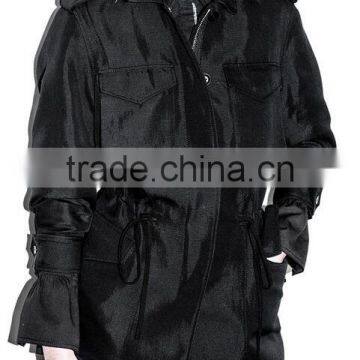 Runwaylover EY1042C Wholesale new design space dye french terry regular fit fancy women outdoor jacket