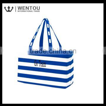 Hot sale women stripe Tote Bag