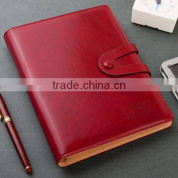 25K PU Leather Planner With Metal Buckle Custom Business Organizer Agenda Emboss/gold Stamp Logo photo-3