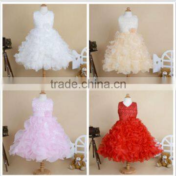 2016 Walson Girls Bridesmaid Dress Kids Princess Wedding Summer Party