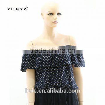 New Attractive Summer Hanging Strip Chiffon Blouse photo-2