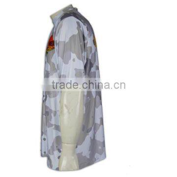 BSCI/ISO9001 Factory Dry Fit Breathable Fabric Italy Sublimation Ink Hotsale Cheap Custom Fishing Team Shirts photo-5