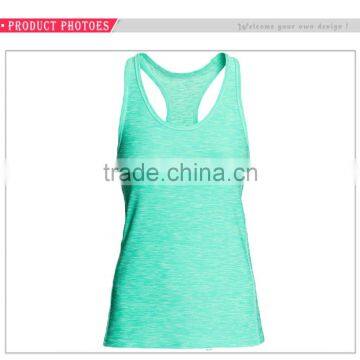 OEM Nylon Lycra Ladies Tops Images Women Fitness Workout Tank Tops photo-5