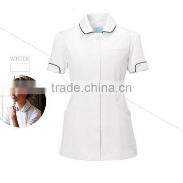Turndown Collar Nurse Hospital/beautiful Shop Short Sleeve Uniform photo-3