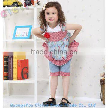 New Design for 2014 Summer 3pcs Fashion Girl Dress Set photo-2