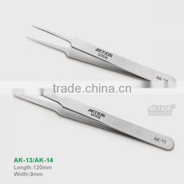 Wholesale Good Quality Stainless Steel Tweezers Straight Tweezers/cruved Tweezers photo-6